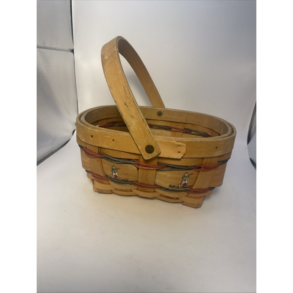 Country Woven Collection Grand Basket Lighthouses